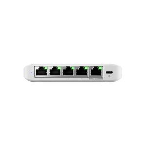 Ubiquiti UniFi Switch Flex Mini 2.5G – Switch – L2+ – managed – 4 x 2.5GBase-T + 1 x 2.5GBase-T (PoE) – Desktop