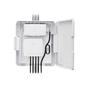 Ubiquiti UniFi Switch Flex Utility – Netzwerkgerätegehäuse – Pfosten montierbar – Außenbereich