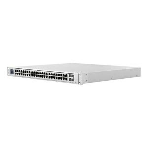 Ubiquiti UniFi Switch USW-Enterprise-48-PoE – Switch – L3 – managed – 48 x 100/1000/2.5G (PoE+) + 4 x 1 Gigabit/10 Gigabit SFP+ (Uplink) – an Rack montierbar Ubiquiti UniFi Switch USW-Enterprise-48-PoE – Switch – L3 – managed – 48 x 100/1000/2.5G (PoE+) + 4 x 1 Gigabit/10 Gigabit SFP+ (Uplink) – an Rack montierbar