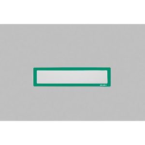 Ultradex Infotasche, magnetisch, für Überschriften, B 225 x H 60 mm, A4, grün
