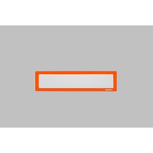 Ultradex Infotasche, magnetisch, für Überschriften, B 225 x H 60 mm, A4, orange