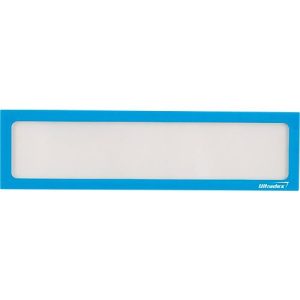 Ultradex Infotasche, magnetisch, für Überschriften, B 312 x H 60 mm, A3, blau