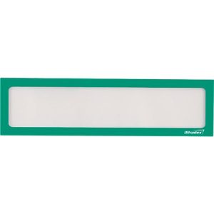 Ultradex Infotasche, magnetisch, für Überschriften, B 312 x H 60 mm, A3, grün