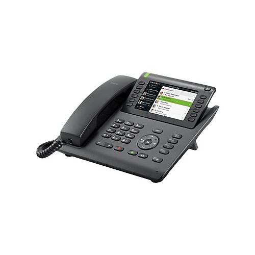 Unify OpenScape Desk Phone CP700 - VoIP-Telefon - mit Bluetooth-Schnittstelle - dreiweg Anruffunktion - SIP - Schwarz