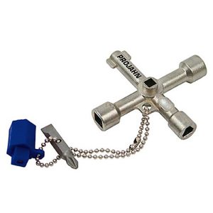 Universalschlüssel PROJAHN BASIC, 1/4′ , Zink-Druckguss, inkl. Kette/Bit/Wendebit