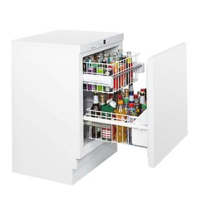 Unterbau-Flaschenkühlschrank KM 141 FL2, für Flaschen bis 0,5 l, B 600 x T 600 x H 820-880 mm