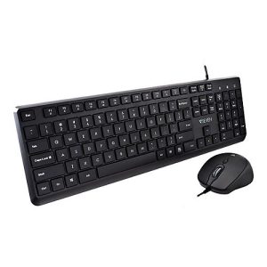 V7 CKU350US – Tastatur-und-Maus-Set – 100% – full size – USB – QWERTY