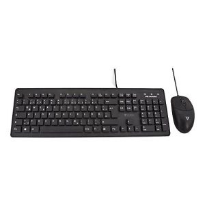 V7 CKU700DE – Tastatur-und-Maus-Set – waschbar – USB – QWERTZ – Deutsch