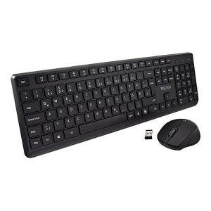 V7 CKW350DE – Tastatur-und-Maus-Set – full size – kabellos – 2.4 GHz – QWERTZ