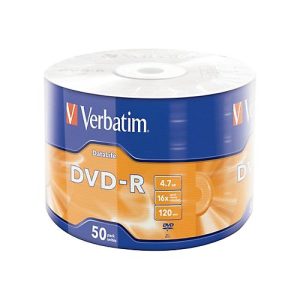 Verbatim DataLife – 50 x DVD-R – 4.7 GB (120 Min.) 16x – Matt Silver – Spindel