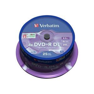 Verbatim – DVD+R DL x 25 – 8.5 GB – Speichermedium Verbatim – DVD+R DL x 25 – 8.5 GB – Speichermedium
