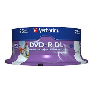 Verbatim – DVD+R DL x 25 – 8.5 GB – Speichermedium Verbatim – DVD+R DL x 25 – 8.5 GB – Speichermedium