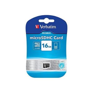 Verbatim – Flash-Speicherkarte – 16 GB – Class 10 – microSDHC Verbatim – Flash-Speicherkarte – 16 GB – Class 10 – microSDHC