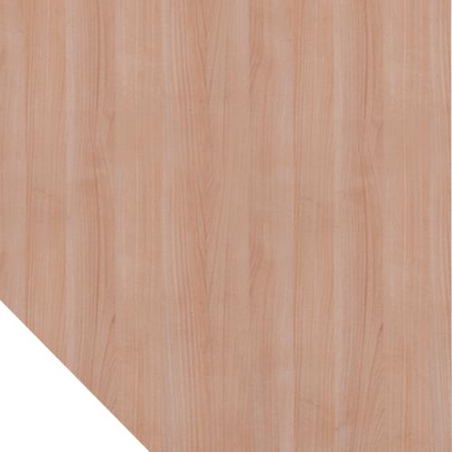 Verkettungsplatte TARA, Trapez, B 1200 x T 1200 mm, Nussbaum-Dekor