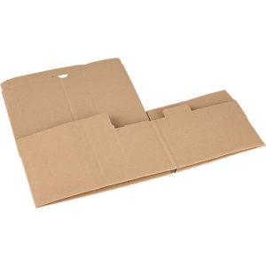 Versandkarton, mit Automatikboden, wiederverschließbar, bis 20 kg, L 305 x B 215 x H 125 mm, Wellpappe, braun