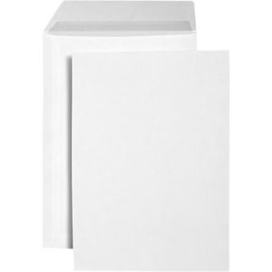 Versandtaschen, C4, ohne Fenster, weiß, 250 St.