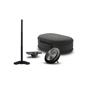 Video-Konferenz-Set Jabra PanaCast Meet Anywhere, mit Tischstativ, Jabra PanaCast, Speak 750 MS, 1 m langem USB-A- auf -C-Kabel, Reiseetui, schwarz