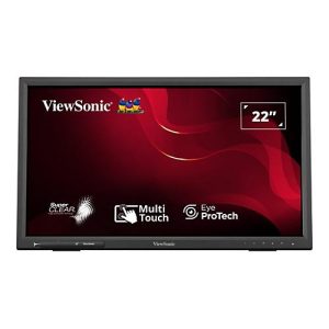 ViewSonic TD2223-2 – LED-Monitor – 55.9 cm (22′) (21.5′ sichtbar) – Touchscreen – 1920 x 1080 Full HD (1080p) @ 75 Hz – VA