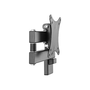 Vision VFM-WA1X1B – Befestigungskit (Wandarm) – für Monitor – kaltgewalzter Stahl – Schwarz – Bildschirmgröße: 33-68.6 cm (13′-27′)