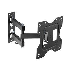 Vision VFM-WA2X2/3 – Befestigungskit (Wandplatte, VESA-Adapter, Gelenkarm) – einstellbarer Arm – für LCD-Display – kaltgewalzter Stahl – Schwarz
