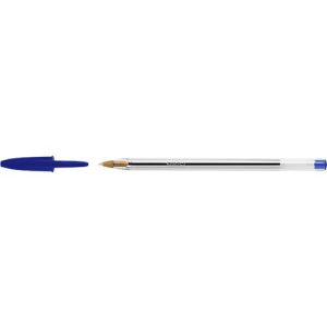 Vorteilspack Kugelschreiber mit Kappe BIC® Cristal® Original, 0,4 mm, blau, 100 Stück