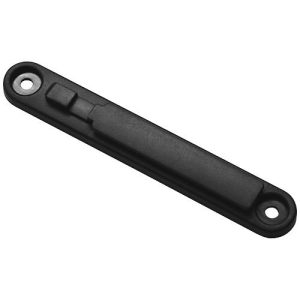 Wandclip für Gurtpfosten ALLROUNDLINE, verschraubbar, B 16 x T 8 x H 100 mm, schwarz