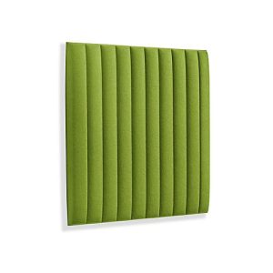 Wandpaneele m. Magnetbefestigung, B 604 x T 604 x H 47 mm, versch. Stripes-Design, limone