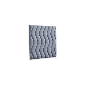 Wandpaneele m. Magnetbefestigung, B 604 x T 604 x H 47 mm, versch. Waves-Design, hellgrau