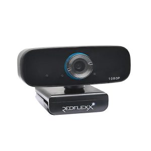 Webcam REDFLEXX REDCAM RC-250, Full HD, 1920 x 1080 px, USB 2.0, 360/90° Panoramagelenk, Videokomprimierung, schwarz