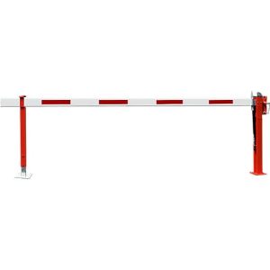 Wegesperre mit Gasdruckfeder, feste Auflagestütze, 5330 mm