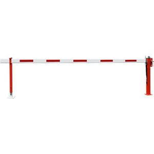 Wegesperre mit Gasdruckfeder, feste Auflagestütze, 6330 mm