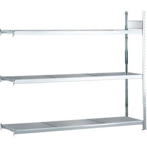 Weitspannregal Anbauregal WS2000 – H2000 x B2250 x T600 mm, 3 Ebenen, Stahl