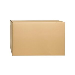 Wellpapp-Faltkartons, 2-wellig, 700 x 400 x 400 mm, braun
