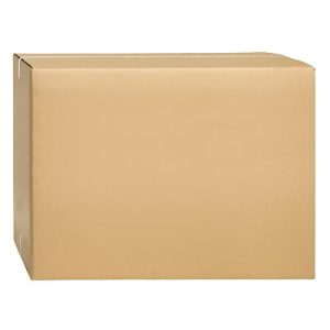 Wellpapp-Faltkartons, 2-wellig, 800 x 600 x 600 mm, braun