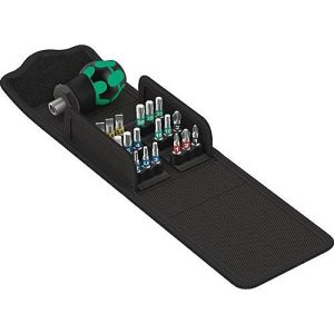 Wera Bit-Set KK Stubby, Aufbew. Falttasche, 19-teilig, B 115, T 100, H 60 mm