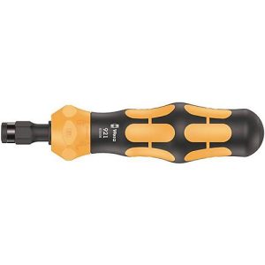 WERA Handgriff Kraftform Plus 921, mit Schlagkappe, für Schlagschraubfunktion, L 163,5 mm, Außensechskant 1/4′