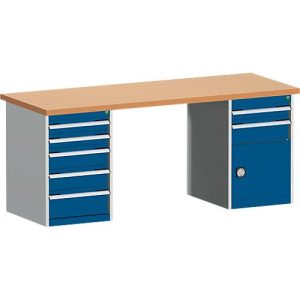 Werkbank W-2078-2.13, enzianblau Werkbank W-2078-2.13, enzianblau