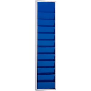 Werkstattplaner Eichner 9019-00201, einreihig, für 10 Auftragstaschen, blau