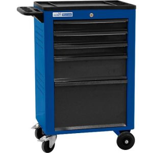 Werkstattwagen BASIC, 5 Schubladen, blau