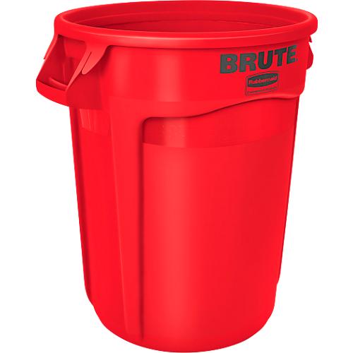 Wertstoffsammler Brute, Polyethylen, rund, 121 l, rot