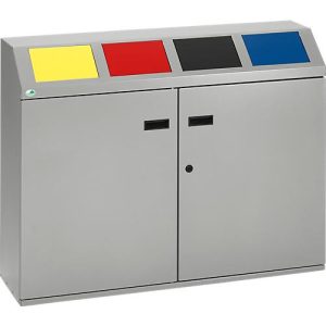 Wertstoffsortiersystem, 4-fach