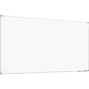 Whiteboard 2000 MAULpro, weiß kunststoffbeschichtet, Rahmen platingrau, 1200 x 2400 mm