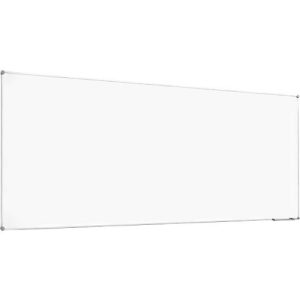 Whiteboard 2000 MAULpro, weiß kunststoffbeschichtet, Rahmen platingrau, 1200 x 3000 mm