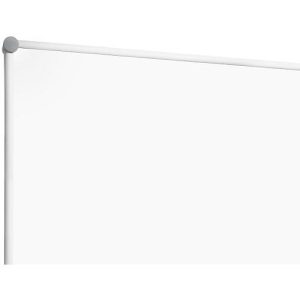 Whiteboard 2000 MAULpro, weiß kunststoffbeschichtet, Rahmen platingrau, 1200 x 900 mm