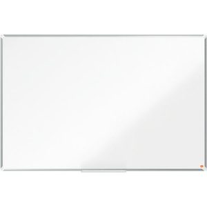 Whiteboard Nobo Premium Plus, magnethaftend, mit Ablageschale, B 1500 x H 1000 mm, Stahl lackiert, weiß, inkl. Boardmarker