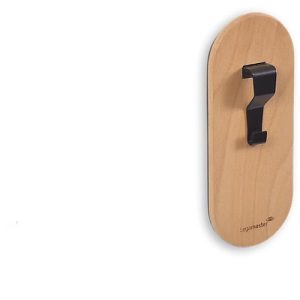 Whiteboard-Papierhaken Legamaster WOODEN, magnetisch, 2 Stück, B 70 x T 20 x H 170 mm, Buchenholz, lackiert