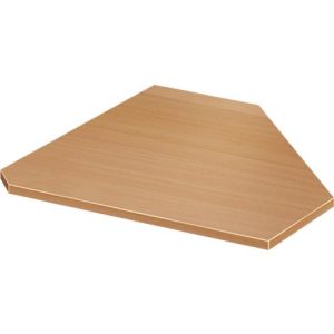 Winkelplatte, 90°, B 800 x T 800 mm, Buche