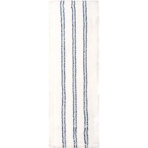Wischmopp Bezug Sprintus Premium, Mikrofaser/Borste, mit Laschen, B 500 mm, 5 Stück, weiß/blau