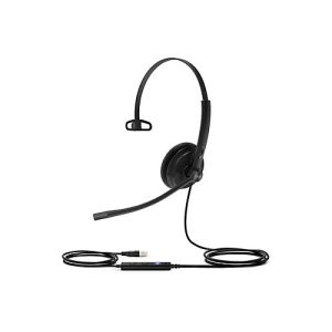 Yealink UH34 Lite Mono – Headset – On-Ear – kabelgebunden – USB – Schwarz