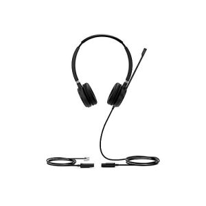 Yealink YHS36 Dual – Headset – On-Ear – kabelgebunden – Schwarz und Silber